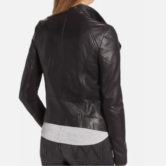 REVOLVE x Trouvé 100% Leather Jacket - Picture 4 of 11